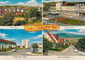 Postkarte Carte Postale Bad Salzgitter Südsiedlung Schützenplatz Eichendorff Platz Bismarckstrasse