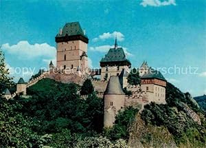 Postkarte Carte Postale Karlstein Karlstejn Burg