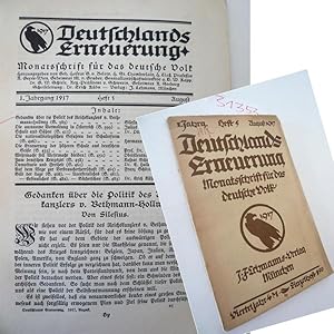 Deutschlands Erneuerung. Monatsschrift für das deutsche Volk. 1. Jahrgang 1917, Heft 5 August 191...