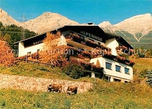 Postkarte Carte Postale Pians Oesterreich Gasthof Alpenhof Alpen