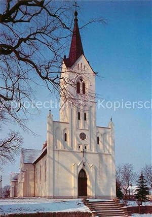 Bild des Verkufers fr Postkarte Carte Postale Trebnitz Mncheberg Dorfkirche 13. Jhdt. zum Verkauf von Versandhandel Boeger