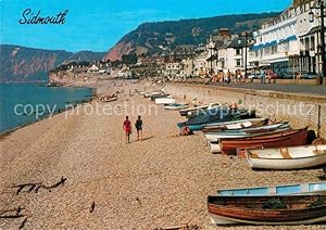 Bild des Verkufers fr Postkarte Carte Postale Sidmouth Town Beach and Esplanade zum Verkauf von Versandhandel Boeger