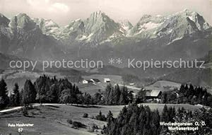 Postkarte Carte Postale Windischgarsten Panorama mit Wurbauerkogel Nationalpark Kalkalpen