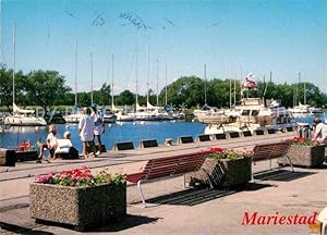 Seller image for Postkarte Carte Postale Mariestad Promenade Hafen for sale by Versandhandel Boeger