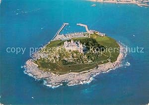 Postkarte Carte Postale Marazion Cornwall Fliegeraufnahme Sankt Michael's Mount