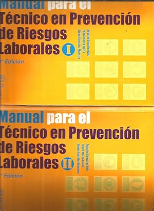Image du vendeur pour Manual para el Tcnico en Prevencin de Riesgos Laborales I y II mis en vente par Libros Sargantana