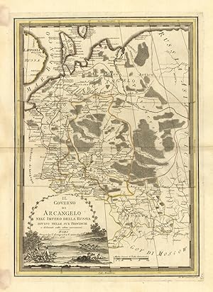 Immagine del venditore per Il governo di Arcangelo nell'Impero della Russia diviso nelle sue provincie venduto da Sergio Trippini