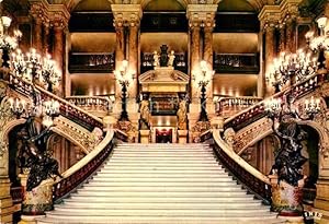 Postkarte Carte Postale Theater Paris Theatre de l'Opera Escalier d'Honneur