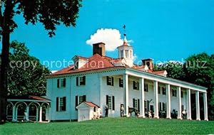 Postkarte Carte Postale Mount Vernon Virginia The main house and other buildings