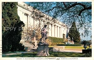 Seller image for Postkarte Carte Postale San Marino California Library Building Henry E Huntington Library & Art Gallery for sale by Versandhandel Boeger