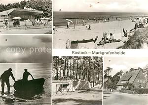 Postkarte Carte Postale Markgrafenheide Rostock Selbstbedienungsgaststätte Krakus Fischer Strand ...