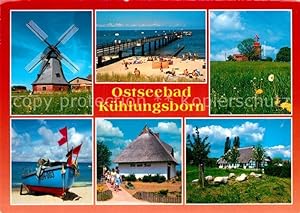 Postkarte Carte Postale Kühlungsborn Ostseebad Mühle Seebrücke Leuchtturm Strand Boot Haus Dit un...