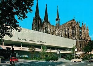 Postkarte Carte Postale Köln Rhein Römisch Germanisches Museum Dom