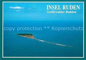 Postkarte Carte Postale Greifswalder Bodden Insel Ruden Fliegeraufnahme