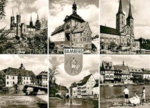 Postkarte Carte Postale Bamberg Dom Altes Rathaus Michelsberg Geyersworth Am Kanal Klein Venedig