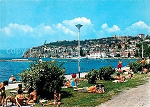 Postkarte Carte Postale Ohrid Strand Panorama