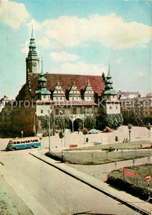 Postkarte Carte Postale Brzeg Brieg Schlesien Renesansowy ratusz