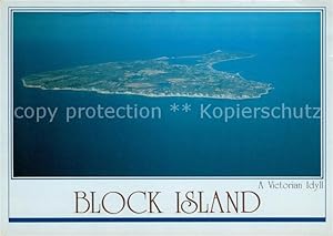 Postkarte Carte Postale Block Island Aerial view
