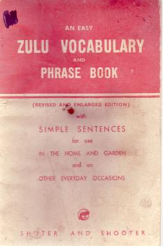 Seller image for An Easy Zulu Vocabulary and Phrase Book for sale by Eaglestones