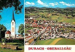 Bild des Verkufers fr Postkarte Carte Postale Durach Tanner Luftbild Kirche zum Verkauf von Versandhandel Boeger