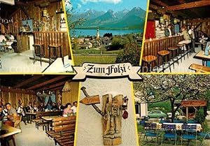 Postkarte Carte Postale St Gilgen Wolfgangsee Heurigenlokal zum Folzi Gartenlaube