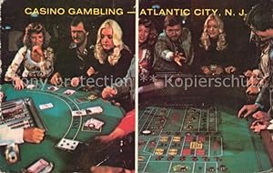 Imagen del vendedor de Postkarte Carte Postale Casino Spielbank Atlantic City Black-Jack Rolling the Dice a la venta por Versandhandel Boeger