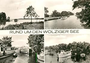 Bild des Verkufers fr Postkarte Carte Postale Wolzig Rund um den Wolziger See zum Verkauf von Versandhandel Boeger