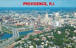 Postkarte Carte Postale Providence Rhode Island Fliegeraufnahme