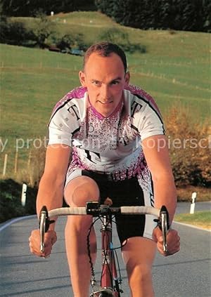 Postkarte Carte Postale Radsport Radrennfahrer Bernd Gröne Telekom