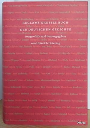 Reclams großes Buch der deutschen Gedichte. Vom Mittelalter bis ins 21. Jahrhundert.