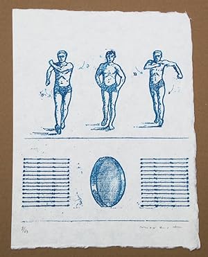 Max Ernst, All the boys Nr. 1, Lithografie zu: Lewis Carrolls Wunderhorn, 1970