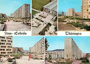Postkarte Carte Postale Lobeda Plattenbauten Trabantenstadt