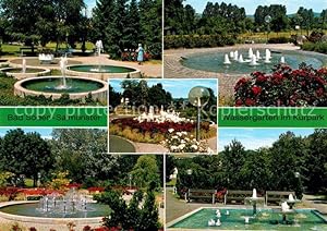 Bild des Verkufers fr Postkarte Carte Postale Salmnster Bad Soden Wassergarten im Kurpark zum Verkauf von Versandhandel Boeger