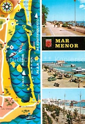 Postkarte Carte Postale Santiago de la Ribera Paseo Maritimo Mar Menor