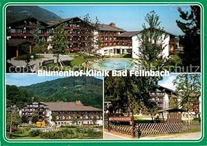 Postkarte Carte Postale Bad Feilnbach Blumenhof Klinik