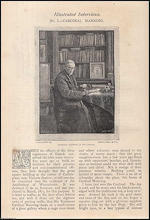 Imagen del vendedor de Cardinal Manning : Illustrated Interview. An uncommon original article from The Strand Magazine, 1891. a la venta por Cosmo Books