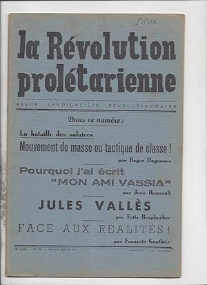 La revolution proletarienne n°337