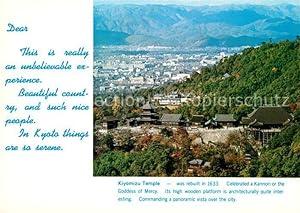 Postkarte Carte Postale Kyoto Panorama