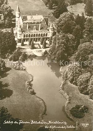 Postkarte Carte Postale Krieblowitz Schloss des Fürsten Blücher