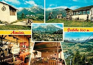 Postkarte Carte Postale Windischgarsten Restaurant Almdiele Cafe Tanz