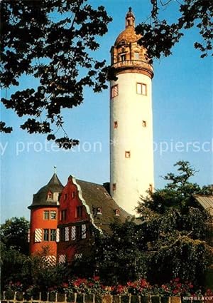 Postkarte Carte Postale Höchst Main Schloss