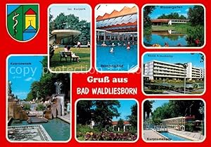 Bild des Verkufers fr Postkarte Carte Postale Bad Waldliesborn Wassergarten Klinik Kreuzkamp zum Verkauf von Versandhandel Boeger
