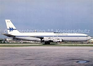 Imagen del vendedor de Postkarte Carte Postale Flugzeuge Zivil Caribbean Air Cargo Boeing 707-351C 8P-CAC c/n 19412/563 a la venta por Versandhandel Boeger