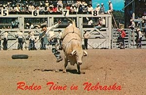 Seller image for Postkarte Carte Postale Nebraska US-State Rodeo Time for sale by Versandhandel Boeger