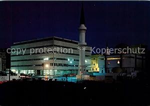 Postkarte Carte Postale Tripoli Libyen Sidi Belman Mosque Nachtaufnahme