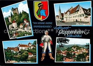 Bild des Verkufers fr Postkarte Carte Postale Pappenheim Mittelfranken Burg Augustiner Kloster Altes Schloss zum Verkauf von Versandhandel Boeger