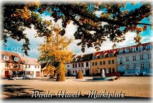 Postkarte Carte Postale Werder Havel Marktplatz