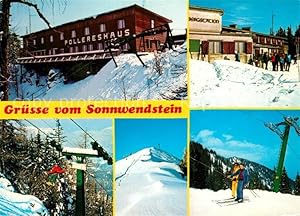 Postkarte Carte Postale Maria Schutz Niederösterreich Sondwendstein Pollereshaus Bergstation Sess...