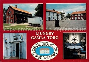 Postkarte Carte Postale Ljungby Gamla Torg Restaurant Bar Museum