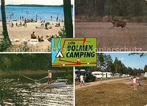 Postkarte Carte Postale Ljungby Sjön Bolmen Camping